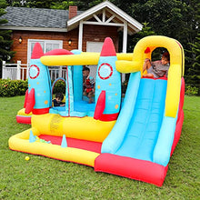Load image into Gallery viewer, Doctor Dolphin Inflatable Bounce House for Kids,Double Slides Bounce House with Blower,Jumping Bouncy Castle,Extra Thick Material Kids Bouncer for Kids Outdoor Party Backyard Fun Birthday Gift Toys
