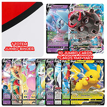 Load image into Gallery viewer, COOLINKO Jumbo Card Binder Bundle Compatible with Pokemon Oversized Card - 10 Jumbo Card Included
