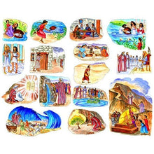 Load image into Gallery viewer, The Story of Moses Felt Figures for Flannel Board Bible Stories-precut
