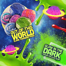 Load image into Gallery viewer, Galaxy Slime Kit for Boys Girls- STEM Premade Slime Glow in The Dark - Sensory Toys for Boys and Girls Aged 5 6 7 8 9 10 11 12 - Great Arts and Craft Science Kit with DIY Slime Supplies

