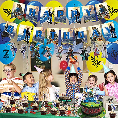 101 Pcs Zelda Birthday Party Supplies with Happy Birthday Banner, Ball –  ToysCentral - Europe