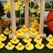 Load image into Gallery viewer, LACACA 20/50pcs Yellow Rubber Ducks for Baby Bath Toy Shower, Floating Bath Rubber Duckies for Birthday Party Favors Gift (20pc, Yellow)
