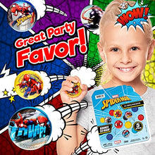 Load image into Gallery viewer, JA-RU Marvel Avengers &amp; Spiderman Bouncy Balls Superballs Super Hi Bounce 1.2&quot; (2 Packs) Superheroes &amp; Fiends Fidget Bouncing Balls Small Toys for Kids Prize Gift Toy Birthday Supplies AB-6805-2
