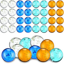 Load image into Gallery viewer, 40 Pieces Marbles Glow in The Dark, 0.55 Inch Luminous Marbles Bulk Colorful Glass Marbles Muticolors Glowing Marbles for Marble Run Outdoor Game DIY Home Decoration Adults Kids Boys Girls
