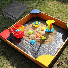 Load image into Gallery viewer, Hemoton Sandbox Cover Hexagon, Oxford Sandpit Pool Cover, Hexagon Sandbox Protection Cover Square Protection Beach Sandbox Canopy, Sandpit Pool Cover for Outdoor
