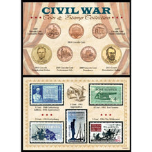 Load image into Gallery viewer, American Coin Treasures Civil War Coin and Stamp Collection, 6 x 4
