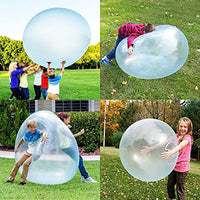 47 inch Water Ball Wubble Bubble Ball Toy for Adults Kids Giant Inflatable Water-Filled Bubble Ball Soft Rubber Bubble Balloons Beach Ball Garden Ball for Outdoor Indoor Party