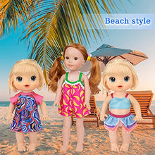 Load image into Gallery viewer, ebuddy 10 Sets Alive Baby Doll Clothes Outfit Dress for 10 Inch Baby Dolls 12 Inch Alive Baby Dolls 14 to 14.5 Inch Dolls Like Wellie Wishers Doll (Fashion Sets)
