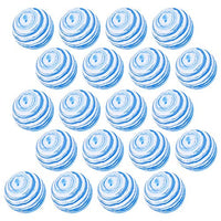 Soft Ball, EVA Lightweight Soft Colorful Ball, 20PCS for Indoor Swing Practice(Blue/white ink ball 42mm-1 grain)