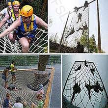 Load image into Gallery viewer, QFSLR Climbing Cargo Net for Kids, Outdoor Play Sets &amp; Playground Equipment for Ninja Line, Jungle Gyms, Swing Set, Ninja Warrior Style Obstacle Courses, Child Safety Net,16mm,12m(3.36.6ft)
