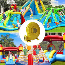 Load image into Gallery viewer, 750W/110V Bouncy Castle Blower, Electric Air Pump Fan Commercial Blower, for Large Inflatable Bounce House, Bouncy Castle and Slides, Yellow
