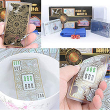 Load image into Gallery viewer, JGUSVYT Portable Mahjong Set Solitaire Game Set Mini Mahjong Tiles for Mahjong Lovers and Beginners
