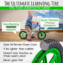 Load image into Gallery viewer, Green (4LBS) Aluminum Balance Bike for Kids and Toddlers - 12&quot; No Pedal Sport Training Bicycle for Children Ages 3,4,5
