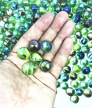 Load image into Gallery viewer, 270 Count of Cats Eyes Glass Marble , Cat&#39;s Eyes Marbles 5/8&quot; in Bulk , Shooters Sling Shot Ammo , Assorted Colors
