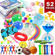 Load image into Gallery viewer, 52 Pcs Fidget Toy Pack, Sensory Toys Set for Treasure, Carnival, and Classroom Prizes, Party Favors, and Stocking Stuffers, Boys and Girls Stress and Anxiety Relief Calming Gadgets for Autism
