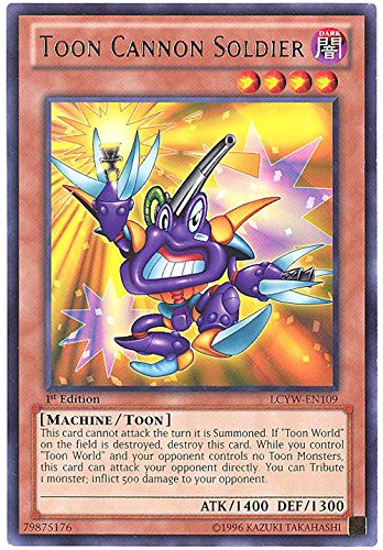 YU-GI-OH! - Toon Cannon Soldier (LCYW-EN109) - Legendary Collection 3: Yugi's World - Unlimited Edition - Rare