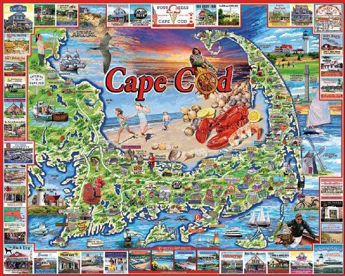 White Mountain Puzzles Cape Cod - 1000 Piece Jigsaw Puzzle