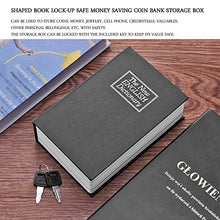 Load image into Gallery viewer, ALLOMN Book Safe with Combination Lock, Dictionary-Shaped Money Box Hidden Secret Security Lock-up Piggy Bank with Keys for Coins Cash Money Jewellery Hidden Safe

