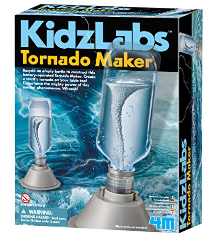 4 M 5554 Kidz Labs Tornado Maker Science Kit, Diy Weather Cyclone, Typhoon, Hurricane Weather   Stem T