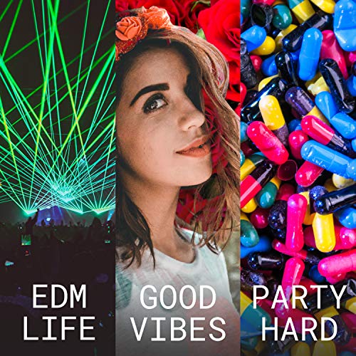 KANDI BAR EDM Life Rave Bracelets (13-pack) | 2024 Edition | Wear and Trade  Handmade PLUR Music Festival Accessories | Different Phrases Every Time
