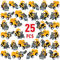 Pull Back Construction Vehicles Toy Set, Christmas Stocking Stuffers - Assortment - Cars and Trucks  Toys for kids Birthday Party Favors  Car, Vehicle, Truck for Boys Toddlers