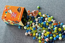 Load image into Gallery viewer, Neato! Classics 160 Marbles In A Tin Box by Toysmith - Retro Nostalgia Glass Shooter, Marble Games Are Timeless Play For Kids - Boys &amp; Girls
