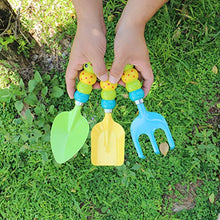 Load image into Gallery viewer, balacoo 1 Set Kids Gardening Set Gardening Tools Shovel Rake Fork Trowel Watering Can and Tote Bag Plastic Gardening Tools for Kids
