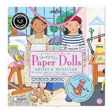 Load image into Gallery viewer, eeBoo Musician and Artist Paper Doll Set for Girls
