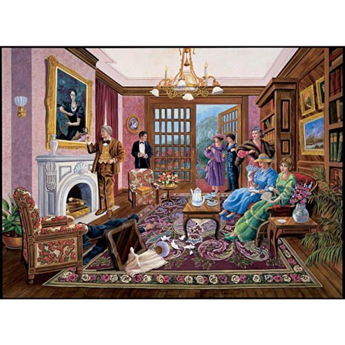 Bits and Pieces - 1000 Piece Murder Mystery Puzzle - Murder at Bedford Manor by Artist Gene Dieckhoner - Solve The Mystery - 1000 pc Jigsaw