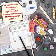 Load image into Gallery viewer, The Magic School Bus Rides Again: Exploring Rocks, Minerals, Crystals, at-Home STEM Kits for Kids Age 5 and Up, Crystal Kits for Young Scientists, Rock Experiments, DIY Rock Candy

