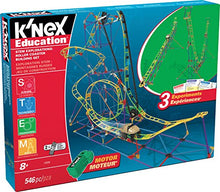 Load image into Gallery viewer, K&#39;NEX Education - STEM Explorations: Roller Coaster Building Set - 546 Pieces - Ages 8+ Construction Education Toy
