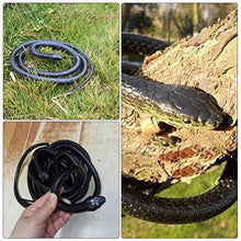 Load image into Gallery viewer, PRETYZOOM Halloween Snake Toys Realistic Rubber Snakes Scary Prank Props Snake Figurine Haunted House Decoration Halloween Party Favor(133cm)
