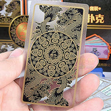 Load image into Gallery viewer, JGUSVYT Plastic Poker Playing Cards Mahjong Tiles Easy to Clean Travel Small Mahjong for Mahjong Lovers and Beginners
