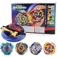 Load image into Gallery viewer, NC NC Gyro Toys for Kids, 4X High Performance Tops Attack Set with Launcher and Grip Starter Set and Arena
