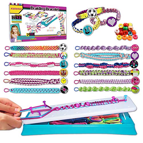 Friendship Bracelet Making Kit for Girls, DIY Craft Bracelet with Elastic Design and Convenient Wearable, Gifts for 6 Years Old Girls and up