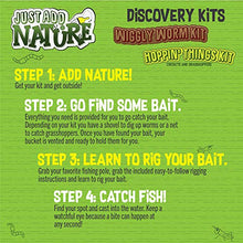 Load image into Gallery viewer, Just Add Nature Fishing Adventure in a Bucket Beginner Fishing Kit for Kids - Teaches Kids How to Fish - Includes Hooks, Tools and Accessories, Hoppin&#39; Things
