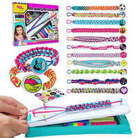 GILI Friendship Bracelet Making Kit, Best Arts and Crafts Toy for Girls Birthday Gifts Ages 6yr-12yr, Charm Bracelet Making String Sets for 7, 8, 9, 10, 11 Year Old Kids Travel Activities