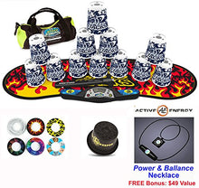 Load image into Gallery viewer, Speed Stacks Combo Set &#39;The Works: 12 Digital CAMO 4&quot; Cups, Black Flame Gen 3 Mat, G4 Pro Timer, Cup Keeper, Stem, Gear Bag + Active Energy Necklace
