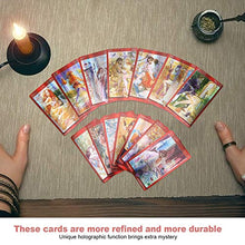 Load image into Gallery viewer, Yitengteng Holographic Flash Effect Card Game, Set of 78 Cards Games for Beginners and Hobbyists, Exquisite Table Card Gift for Divination House Party
