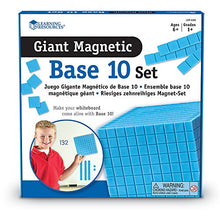 Load image into Gallery viewer, Learning Resources Giant Magnetic Base Ten, Magnetic Base Ten, Use With Magnetic Surfaces Or Whitebo
