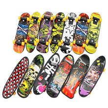 Load image into Gallery viewer, Oruuum 24 pcs Professional Finger Skateboard, Mini Skateboard with Pattern On Both Sides, Creative Fingertip Movement for Adults and Children (Random Mode).
