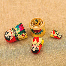 Load image into Gallery viewer, Russian Matryoshka Semenovskaya 3.5 in - Hand Made Souvenir Traditional Semenov Style Nesting Dolls Set 4 Pieces - Matriuskas Rusas
