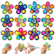 Load image into Gallery viewer, wellvo 12 Pack Party Favors for Kids 4-8 Fidget Spinners Kids Party Favors Goodie Bag Stuffers Kids Return Gifts for Birthday Party Halloween Christmas Valentines Easter Party Favors Classroom Prizes
