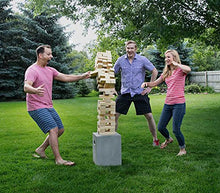 Load image into Gallery viewer, Yard Games Giant Tumbling Timbers with Carrying Case | Starts at 2.5-Feet Tall and Builds to Over 5-Feet | Made with Premium Pine Wood
