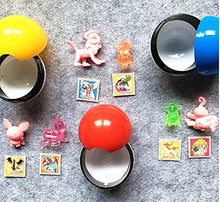 Load image into Gallery viewer, 50Pieces Diameter:48mm Plastic Toy Capsule Egg Shell Ball Vending Machine Pocket Monster Doll Ball
