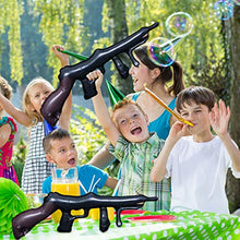 Load image into Gallery viewer, NUOBESTY Inflatable Guns Boy Inflatable Gangster Costume Accessories Kids Outdoor Sports Toy Interactive Games for Boy Girl Birthday Party Supplies Black
