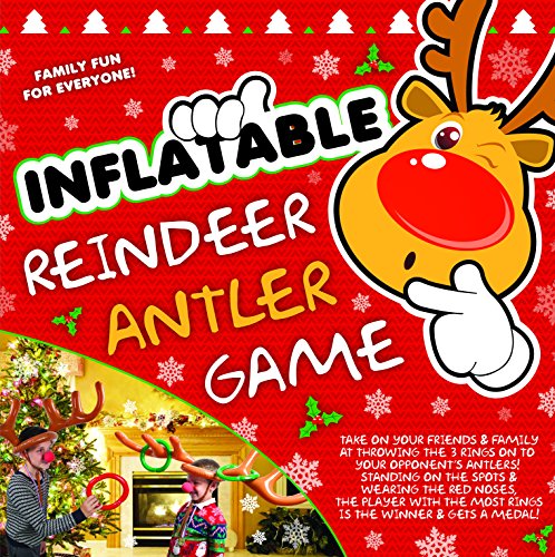 PMS Inflatable Reindeer Antler Game - Family Games - Christmas Stocking Fillers