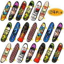 Load image into Gallery viewer, BeautyMood 24 pcs Professional Mini Finger Skateboard, Creative Fingertip Movement for Adults and Children (Random Mode).
