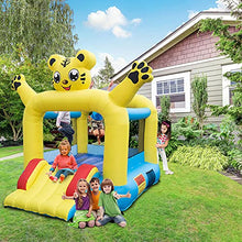 Load image into Gallery viewer, YZJC Bouncy Castle for Kids, Inflatable Bounce House, Little tikes Bounce House, Small Indoors Outdoor Inflatable Bouncers, Castle Kids Party Theme, 83inch x 106inch x 95inch
