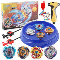 Bay Battle Burst Avatar Attack Battle Set with Two Launcher and Grip Starter Gold Set